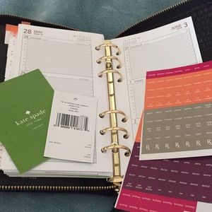 Kate spade leather planner with 2018